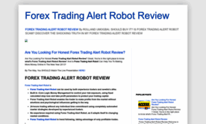 Forex-trading-alert-robot-review.blogspot.com thumbnail