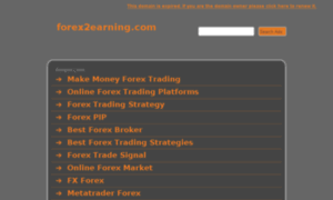 Forex2earning.com thumbnail