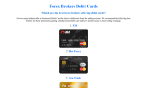 Forexbrokerdebitcard.com thumbnail