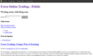 Forexonlinetradingfidelis.blog.com thumbnail