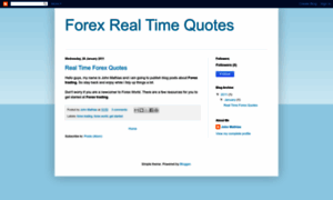 Forexrealtimequotes.blogspot.com thumbnail