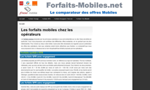 Forfaits-mobiles.net thumbnail
