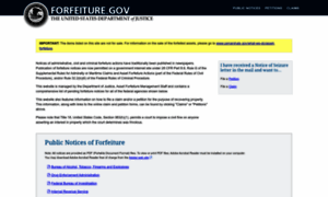 Forfeiture.gov thumbnail