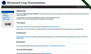 Forge.onehippo.org thumbnail