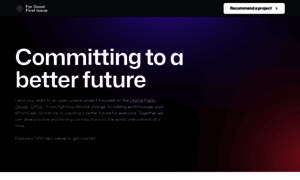 Forgoodfirstissue.github.com thumbnail