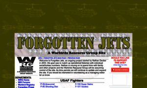 Forgottenjets.warbirdsresourcegroup.org thumbnail