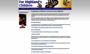 Forhighlandschildren.org thumbnail