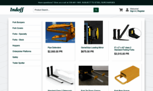 Forklift-accessories.indoff.com thumbnail
