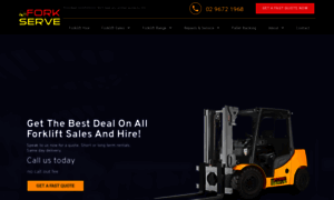 Forkliftsalesandhiresydney.com.au thumbnail