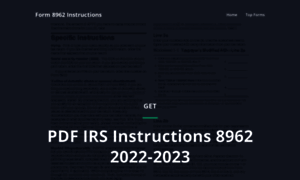 Form-8962-instructions.com thumbnail