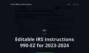 Form-990-ez-instructions.com thumbnail