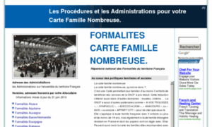 Formalite-carte-famille-nombreuse.info thumbnail