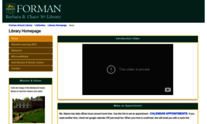 Formanschool.libguides.com thumbnail