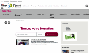 Formation.univ-pau.fr thumbnail