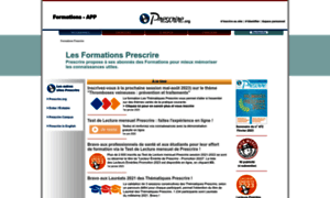 Formations.prescrire.org thumbnail