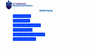 Forms.svha.org.au thumbnail