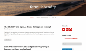 Formulahendry.wordpress.com thumbnail