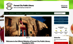 Forrestcitylibrary.org thumbnail