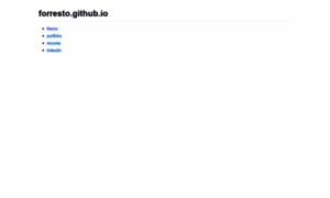 Forresto.github.io thumbnail