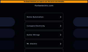 Forteelectric.com thumbnail