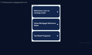 Forthepeoplemortgagerelief.com thumbnail