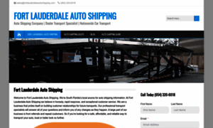 Fortlauderdaleautoshipping.com thumbnail