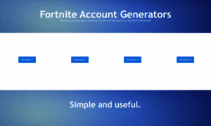 fortnite account generator download