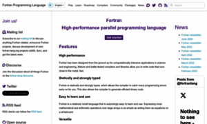 Fortran-lang.org thumbnail