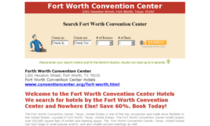 Fortworthconventioncenter.net thumbnail