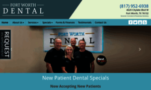 Fortworthdental.com thumbnail