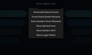 Forum-dacia.com thumbnail