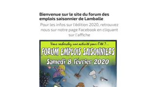 Forum-emplois-saisonniers.jimdo.com thumbnail