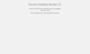 Forum-mobiles-lernen-21.de thumbnail