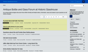 Forum.antiquebottles-glass.com thumbnail
