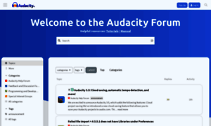 Forum.audacityteam.org thumbnail