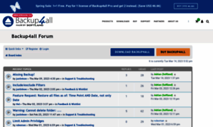 Forum.backup4all.com thumbnail