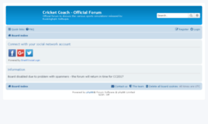 Forum.cricketcoachgame.com thumbnail