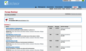 Forum.dotclear.org thumbnail