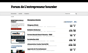 Forum.entrepreneurboursier.com thumbnail