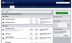 Forum.howtoforge.com thumbnail