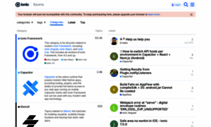 Forum.ionicframework.com thumbnail