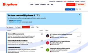 Forum.liquibase.org thumbnail