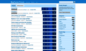 Forum.mapfactor.com thumbnail