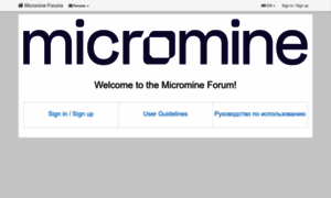 Forum.micromine.com thumbnail