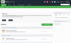 Forum.mozdomains.com thumbnail