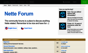 Forum.nette.org thumbnail