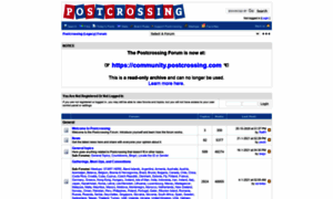 Forum.postcrossing.com thumbnail