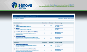 Forum.senova.fr thumbnail