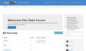Forum.sitedata.info thumbnail