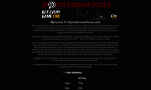 Forum.sportsforumpicks.com thumbnail